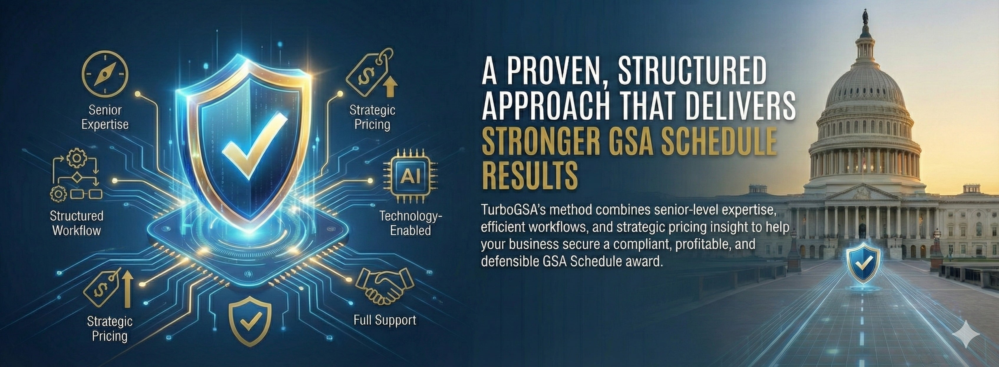 Illustration of a guided GSA contract acquisition process