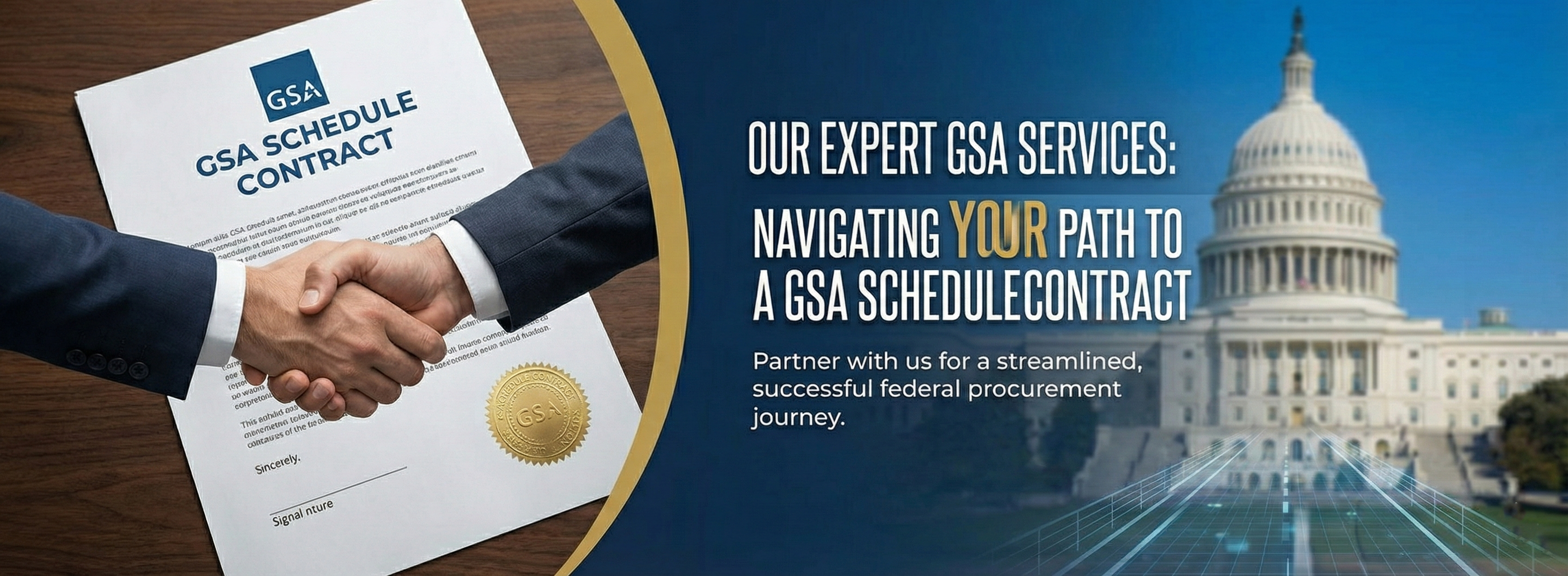 Illustration of preparation for a GSA Schedule offer